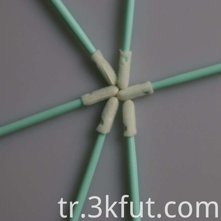 fiber optic clean foam swab